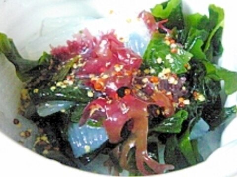 蒟蒻と海藻のサラダ